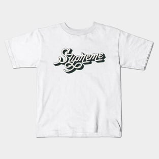 Supreme Retro Vintage Style StreetWear Design Kids T-Shirt